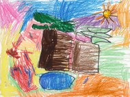 Kid’s Art of One Seed