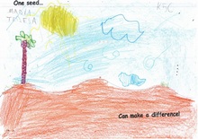 Kid’s Art of One Seed