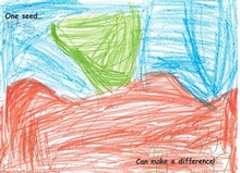 Kid’s Art of One Seed