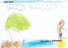 Kid’s Art of One Seed