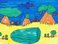 Kid’s Art of One Seed