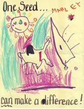 Kid’s Art of One Seed
