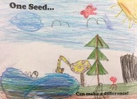 Kid’s Art of One Seed