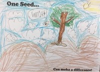 Kid’s Art of One Seed